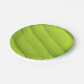 Groene bananenblad papieren bordje (Gekanteld)