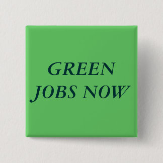 GROENE BANEN NU VIERKANTE BUTTON 5,1 CM