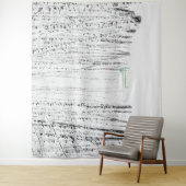 Groene bank in het winterpark. Laat het sneeuwen K Wandkleed (In situ)