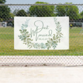 Groene Banner Net Getrouwd (Insitu)