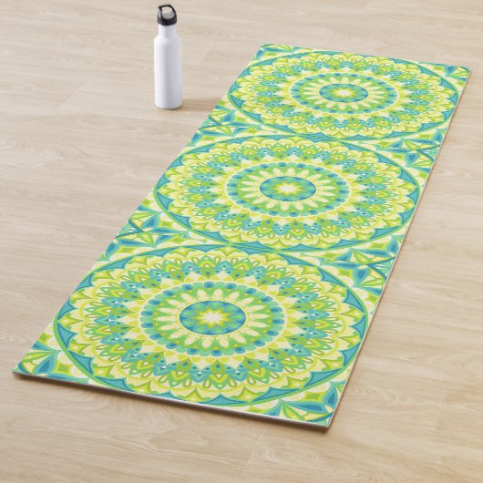 Groene basis Mandala Yogamat (In situ)