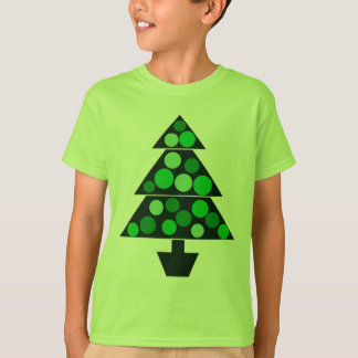 Groene Baubles kerstboom - Kinder T-shirt