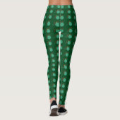 Groene Baubles met sleeplinten Leggings (Achterkant)