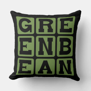 Groene Bean, groenten Kussen