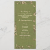 Groene Beige  programma's voor patroonweddenschapp (Voorkant)