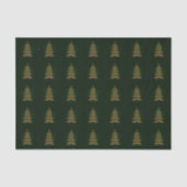 Groene Bell Kerstboom Weefsel Papier (Voorkant)