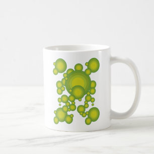 Groene bellen koffiemok