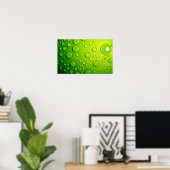 Groene belletjes poster (Thuiskantoor)