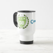 Groene Belt Gecertificeerd - GLSS.app Reisbeker (Voorkant links)