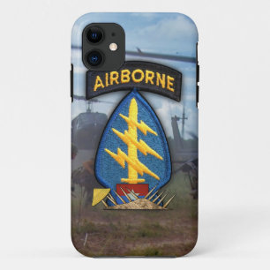 Groene berennaam van de speciale strijdkrachten va iPhone 11 hoesje