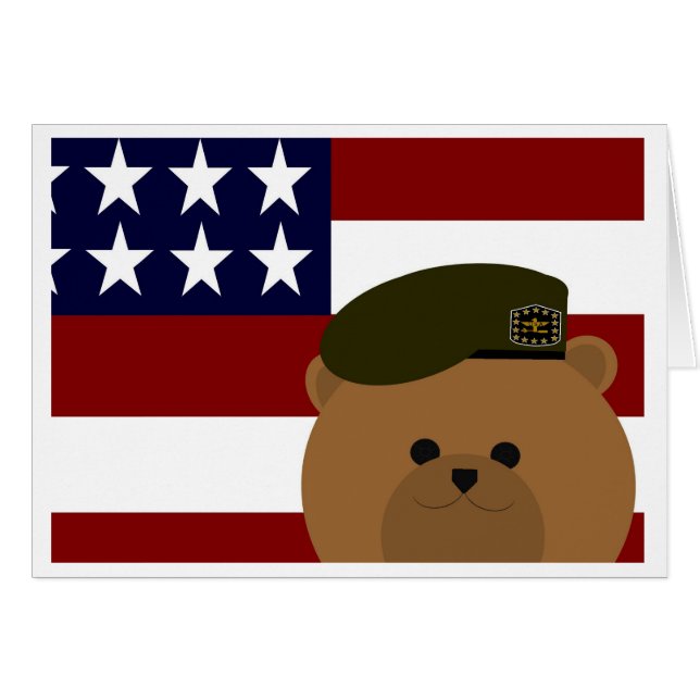 Groene Beret van het leger (Voorkant Horizontaal)