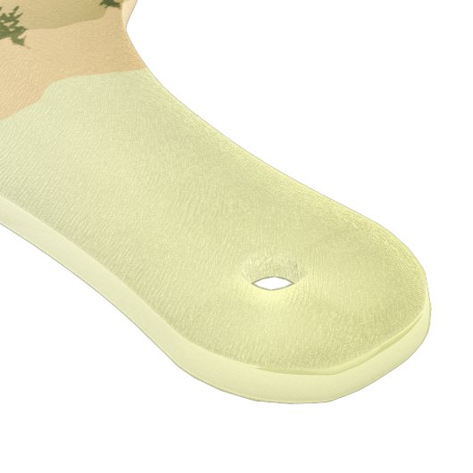 Groene bergen en boslandschap snijplank (Hoek)