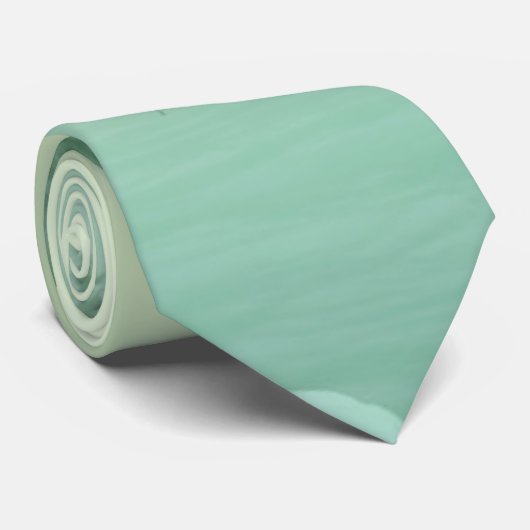 Groene bergen en boslandschap stropdas (Opgerold)