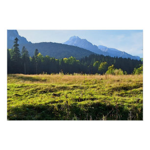 Groene Bergweide – Wilde Natuur Roemenië Perfect Poster
