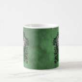Groene Bewustmakingslint met Wings Koffiemok (Center)