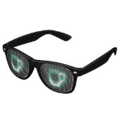Groene Bier Goggles Leuk Volwassen Partij Retro Zonnebril (Gekanteld)