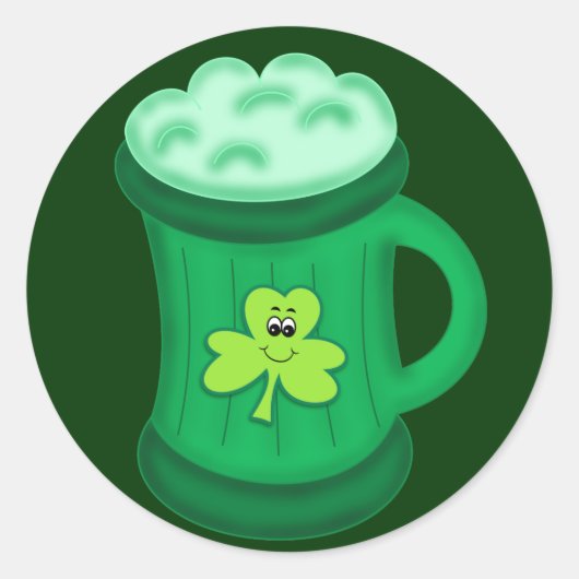 Groene Bier sticker (Voorkant)