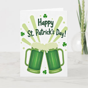 Groene Bier Toast Patroonkaart Kaart