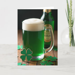 Groene Bier Viering Kaart