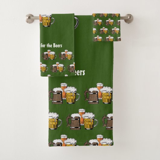  groene bieren bad handdoek (Insitu)