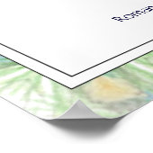 Groene Bijbelscripts Aanmoedigingsaanbiedingen Poster (Hoek)