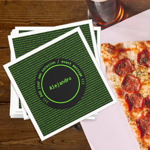 Groene Binaire Code van de Machine - de Bedrijfs m Servet