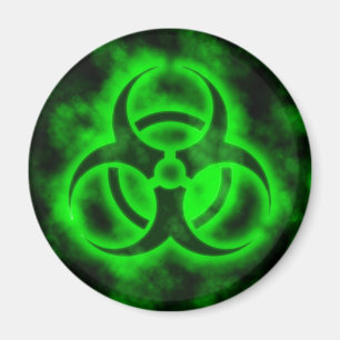 Groene Biohazard Magneet