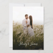 Groene Blad Bloemen Bruiloft Uitnodiging