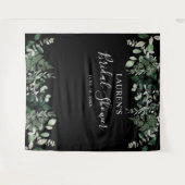 Groene blad bruidsdouche fotohokje achtergrond wandkleed (Voorkant (horizontaal))