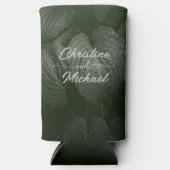 Groene blad elegante groen lente bruiloft (Voorkant)