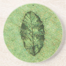 Groene blad fossiel