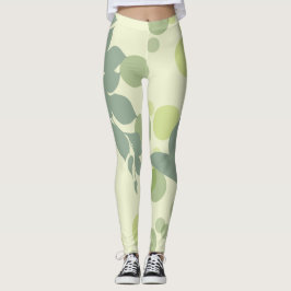 Groene Blad Leggings