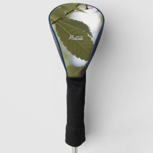 Groene blad mediaan tuin fototak golfheadcover