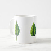 Groene Blad Sereniteit Mok (Voorkant links)