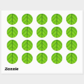 Groene Blad Stickers (Vel)