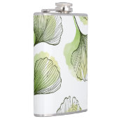 Groene bladen heupfles (Rechts)