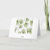 Groene bladen kaart (Achterkant)