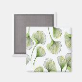 Groene bladen magneet (Voorkant / Achterkant)