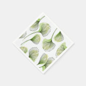 Groene bladen servet (Hoek)