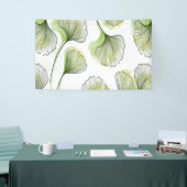 Groene bladen spandoek (Beurs)