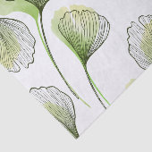 Groene bladen tissuepapier (Detail)