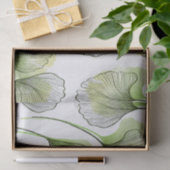Groene bladen tissuepapier (Geschenk)