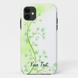 Groene bladeren - Aanpassen iPhone 11 Hoesje