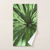 Groene bladeren bad handdoek (Handdoek)