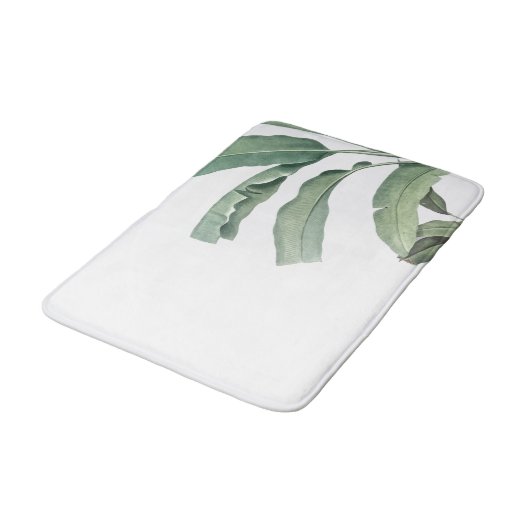 Groene bladeren badmat (Gekanteld)