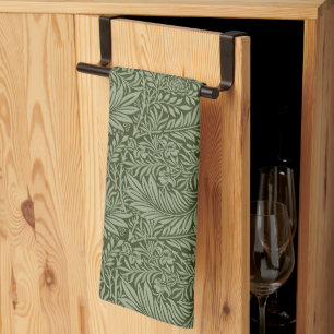 Groene bladeren Bloemen  Abstracte achtergrond Theedoek