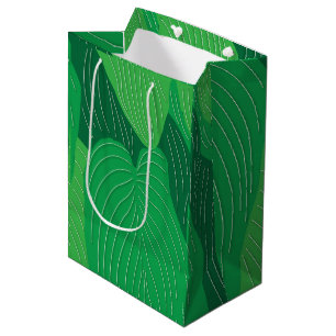 Groene Bladeren Botanisch Medium Cadeauzakje