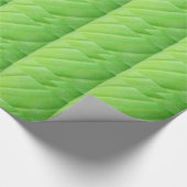 Groene bladeren cadeaupapier (Hoek)