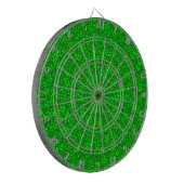 groene bladeren dartbord (Voorkant Links)