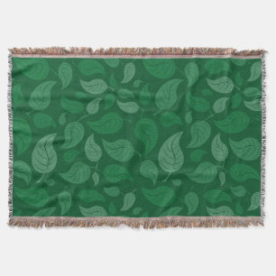 Groene bladeren deken